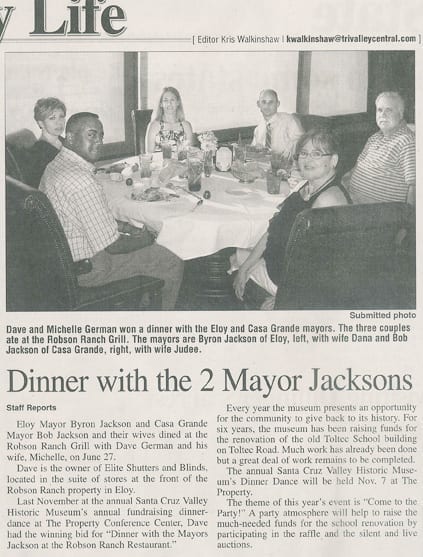 Dinner with the 2 Mayor Jacksons